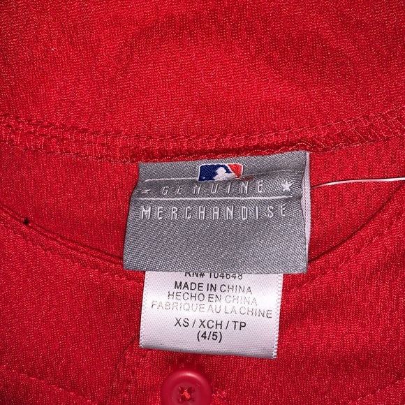 Cardinals baseball genuine merchandise button up t-shirt - Picture 4 of 5